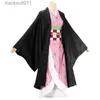 Anime Costumes Anime Demon Slayers Kamado Nezuko Cosplay Kimetsu no Yaiba Come Kimono Uniform Clothes Props Suits Halloween Comic-Con Party L231027