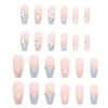 False Nails Long-lasting Fake High-shine Premium 24pcs Love Heart Letter Long Almond Glossy Nail For Salon Women