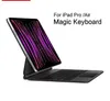 Keyboard Mysz kombinacja Magiczna klawiatura AJIUYU dla iPada Pro 11 12,9 Air 4 5 10,9 cala obudowa magnetyczna podświetlenie