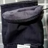 Kvinnors jeans vinter lamm fleece tjock varm rak ben byxor avslappnad lös hög midja dragkvinnor all-match streetwear baggy