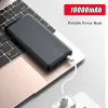 Portátil 20000mAh 20W PD Power Bank 2 salida USB cargador de batería externo Powerbank para iPhone 11 12 13 Xiaomi Mi 9 Samsung S23 S22 S21