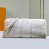 Torba podróżna duże torby z torbami jamy mody litera wełna skórzana opakowanie ciało zamek błyskawiczny torebka crossbody
