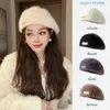 Bérets Chapeau de béret pour femmes à la mode automne-hiver avec un design réversible et de la fourrure de lapin 231027