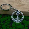 Porte-clés 10pcs sorcière magique lune forêt champignon pendentif porte-clés hommes et femmes sac à dos bijoux de voiture