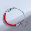 Pulseras con dijes Anime Mo Dao Zu Shi Wei WuXian Lan WangJi Pulsera Cosplay Pareja Amante Cuerda de mano Pulsera Accesorios de joyería Accesorios