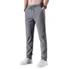 Men's Pants Summer Korean Edition Thin Quick Dry Casual Loose Straight Tube Ice Silk Sports Feet Suit