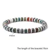 Bracelet de perles boulier tendance 4x6mm, pierre naturelle, Agates, oeil de tigre, Lapis Lazuli, bijoux porte-bonheur pour femmes et hommes