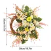 Decorative Flowers QWE123 Easter Wreath Faux Party Dried Vines And Artificial Spring/summer Guirnaldas Decoraci