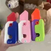 Dekompressionsleksak 3D Tryckt Radish Knife Toys Fidget Hand Gripper underarmfinger för barn Adts ångest Relief Toy Drop Delivery Toys Dho1q