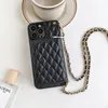 Cell Phone Cases For iPhone 15 14 13 12 11 Pro Max Zipper Wallet Card Slot Bracket Chain PU Leather Cover 231026