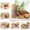 Gift Wrap 20PCS Drawstring Bags Set Bonus Tags & String Brown Rope For Christmas Bag Craft Party