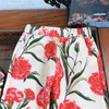 Niños Niñas Conjuntos florales con estampado vintage Diseñador de moda Conjuntos de flores Chándales con cremallera de algodón Trajes deportivos europeos de lujo Ropa para bebés y niñas