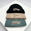 Wide Brim Hats Bucket Warm Fashion Offset Letter Men Women Knitted Cotton Autumn and Winter Versatile Soft Casual Beanies Pile Cap 231027