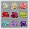 Dekorativa blommor 100 st imitation hortensia konstgjorda huvud för DIY Handcraft Fake Flower Ball Home Decoration Wedding Wall Party Decor