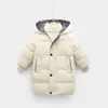 Manteau d'hiver pour enfants adolescents bébés garçons filles manteaux de Parka rembourrés en coton épaissir les vestes longues chaudes vêtements d'extérieur pour enfants en bas âge 231026