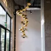 Lâmpadas pendentes Campo americano única cabeça LED restaurante lustre moderno indústria criativa vento chapeamento lâmpada de vidro