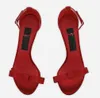Luxusmarke Keira Sandals Schuhe Frauen Satin Bow High Heel Black Red Lady Gladiator Sandalias Kleid Braut Hochzeit sexy Pumps EU35-43
