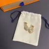 Halsband hänge hjärtdesigner armband pärla kedja modeörhängen guld lyxig för kvinnor mode älskar smycken original present grossist