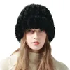 Cycling Caps Women's Soft H Slouchy Wool Cap Lazy Type Elastic Hat For Daily Wear And Warm In Autumn Winter 1 Ski Cab