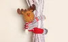 Weihnachten kreative Vorhang Schnalle Ring Puppe hält Schnalle Schaufenster Anhänger Cartoon Puppe Dekoration