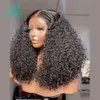 Synthetic Wigs 13x4 Curly Lace Front Human Hair For Black Women Brazilian Deep Wave Frontal Wig Water 4x4 Closure 250% 231027
