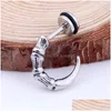 Boucles d'oreilles en acier titane de haute qualité punk gothique aigle griffe boucle d'oreille corne corne cône oreille corps piercing bijoux en gros goutte de dhrv1