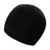 Ball Caps Męskie i damskie jesienne zimowe dzianinowe dzianki melonowy kapelusz skóry z aksamitnym ciepłym szalikiem szalików
