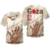남자 티셔츠 남성 팔레스타인 깃발 3D 티셔츠 여자 남자 남자 아이들 아이