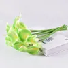 Decoratieve Bloemen Mini PU Calla Lelie Bloem Simulatie Woondecoratie Pography Props Kerst Hangende Manden Voor Buiten Kaarsboog