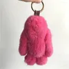 Keychains MagicFur - 15 cm Real Pink Color Ball Doll Toy Keychain Handbag Keyring Car Key Ring Pendant Charm