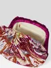 Вечерние сумки Изысканные женские розово-красные вечерние клатчи с случайным узором Вечерние кошельки Сумки-мессенджеры 231026