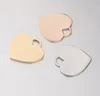 Pendentif Colliers 20pcs 25x25mm miroir poli en acier inoxydable coeur charmes pour la fabrication de bijoux résultats de bricolage 231026