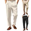 Men's Pants Suit Men Leisure Straight Drape Business Classic Fashion Casual Formal Wear Coffee Black Blazer Male Trousers