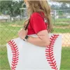 19 styles sac en toile baseball fourre-tout sacs de sport sac de softball décontracté football football basket-ball coton toile sac fourre-tout CCA7889 50pcs