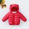 Down Coat Childrens Leichte Jacke Sport Girl Thermal Winterjunge dicke Baumwolle warmes Wandercamping Windbreaker 231027