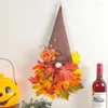 Decoratieve Bloemen 1PC Herfst Hoed Krans Oogstfestival Slinger Zonnebloem Deur Hangende Muur Thanksgiving Day Woondecoratie