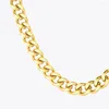 Catene ENFASHION Punk Chunky Collana girocollo in acciaio inossidabile Donna Colore oro Collane a catena a maglia semplice 2023 Gioielli P203080