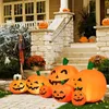 Other Event Party Supplies 230cm 7pcs Inflatable Halloween Pumpkin Outdoor Garden Decoration Blowing Up Toys with LED Lights Christmas Gift Halloween Decor 231027