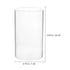 Candle Holders Wedding Ceremony Decorations Shade Cylinder Candleholders Glass Small Vase Clear Pillar Covers