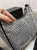 Luxurys Designer Bag Mulheres Bolsa De Ombro Diamante Bolsas Metálicas Grânulos Glitter Diamantes Lady Axilar Saco Crossbody Senhoras Carteira Bolsas Trigonométricas