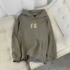 Staffel 7 Main Line Fg Flocked Letter Pullover Hoodie Fashion Couple Plüsch