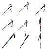 Trekking Poles 4 Section Folding Wear-resistance Foldable Crutches Light Weight Multifunction Walking Stick Mountaineering