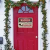 クリスマスの装飾ドアサイン装飾ハンギングアニマルスタイルチキンバージョン農家