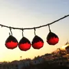 Lustre en cristal de qualité supérieure, 100 pièces/lot, boules K9 de couleur rouge de 20mm, décoration de la maison, porte, rideau en verre, sphère de mariage