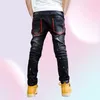 DIIMUU 611Y Young Boy Boys Slim Straight Jeans Casual Trousers Kids Child Fashion Denim Long Pants Autumn Winter Baby Bottoms Y203586137