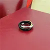 Moda Klasik Trinity Three Ring Aly Ring Kadın Paslanmaz Çelik Takı 3 Renkli Haddeleme Lüks Bant Yüzük Tasarımcıları Boyut 5-11