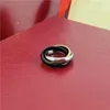 3 кольца Trinity Ring, роскошное кольцо, модные украшения для женщин, черное золото, серебро, 3 кольца Trinity, мужские унисекс, дизайнерские украшения, свадебная вечеринка, рождественский подарок, размер 5-11 с сумкой