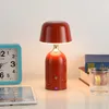 Lampade da tavolo Lampada da comodino portatile ricaricabile per studio da campeggio con interruttore tattile, scrivania con luce notturna a LED di alta qualità
