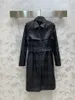 24 Trench Coats Femininos Trench Coat de comprimento médio com mangas destacáveis para um colete elegante e idade reduzida 1027