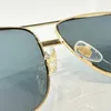 مصمم البيع الساخن نظارة شمسية للرجال رجال رجعين للنساء منصات التجميل تصميمات أزياء نظارة شمسية مع عدسات واقية UV400 تأتي الإطار الذهبي